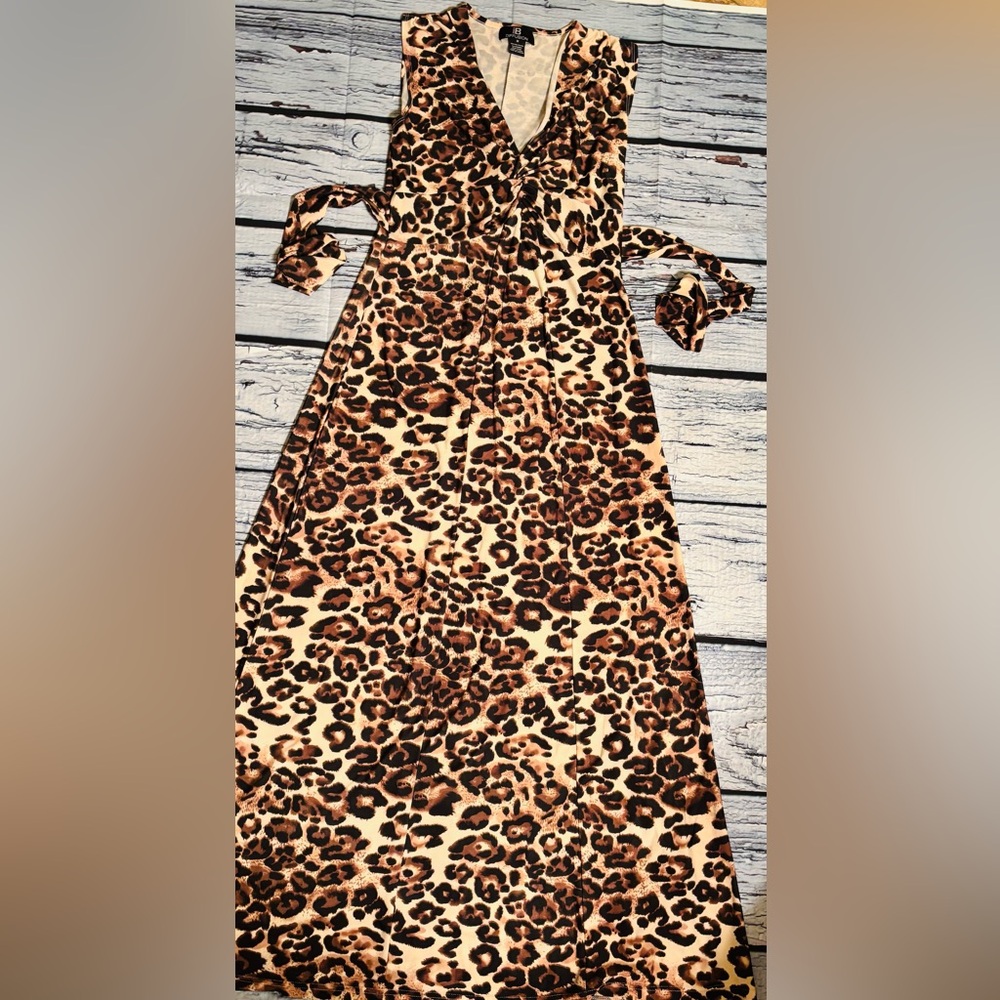 Leopard Print Kids Dress
